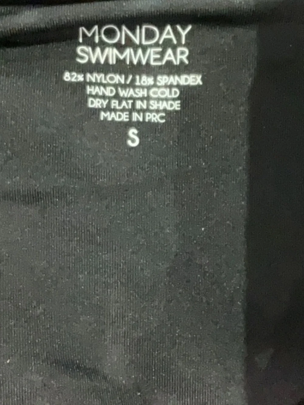 NWT Monday Swimwear SET Bora Bora Bandeau Top and Byron Clovelly Black Small
